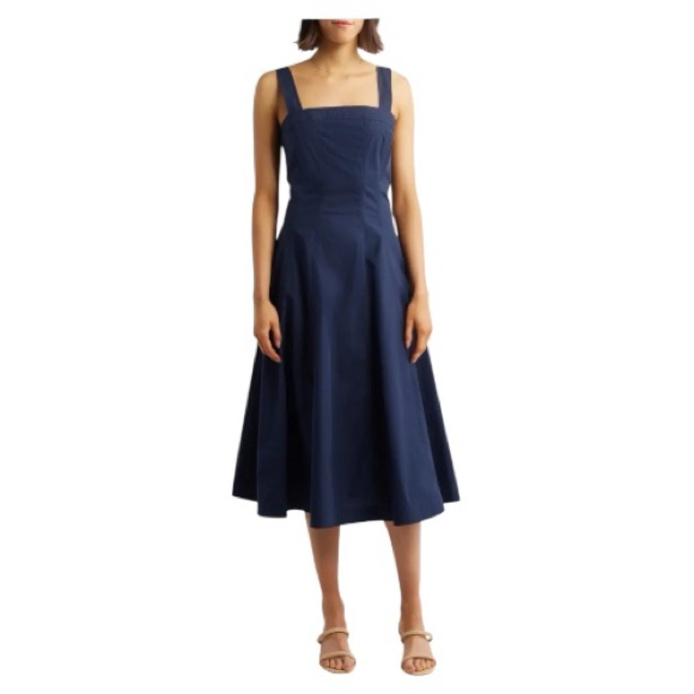 NWOT FRNCH Dark Blue Women's Midi dress